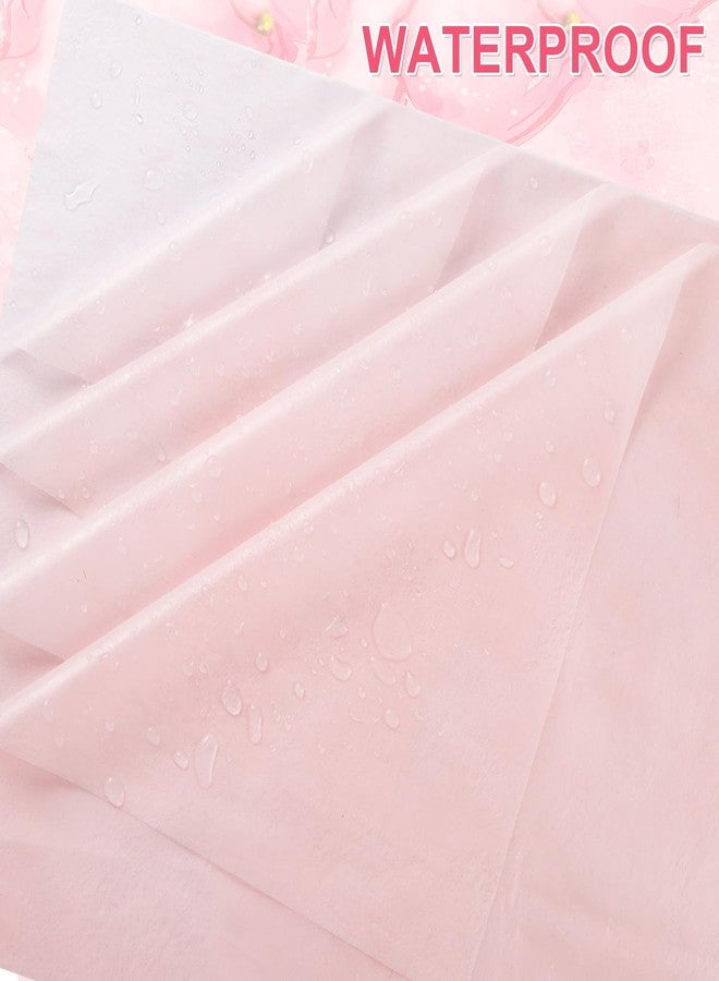 VinTS 48 Sheets 23.6x23.6in Cotton Wrapping Flower Lining Paper,Korean Style Of Waterproof Floral Bouquet Lining Paper,Floral Wrapping Paper for Valentines Bouquets,6 Colors - Image 5